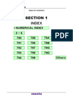 Section 1: Index