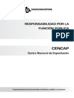 Responsabilidad Por La Funcion Publica