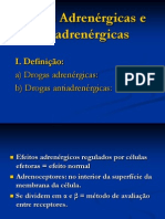 Drogas Adrenergicas e Antiadrenergicas