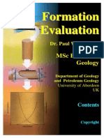 Formation Evaluation MSC Course Notes Paul Glover