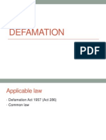 Defamation