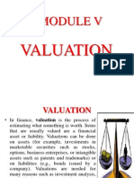 Valuation Mergers and Acquisition