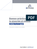 Buenas Practicas para La Atencion Al Cliente Restaurantes