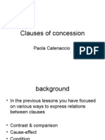 Clauses of Concession