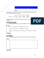 Unit 4R - Calculations and Chemical Reactions