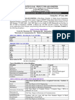 Satluj Jal Vidyut Nigam Limited: Special Drive - Backlog Vacancies