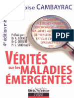 Cambayrac Françoise - Vérités Sur Les Maladies Émergentes