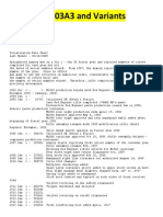 Springfield M1903A3 and Variants - Serialization Charts 