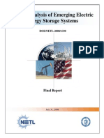 Market Analysis of Emerging Electric Energy Storage Systems