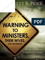 Dr. Betty Price - Warning To Ministers, Their Wives, and Mistresses