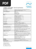 Hommel Tester t8000