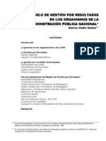 MAKON, Marcos - El Modelo de Gestin Por Resultados