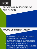 Childhood Disorders Powerpoint