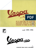 Vespa 150 Part Book