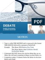 Debate: English Conversation