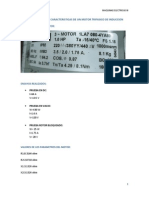 Pruebas y Curvas Caracteristicas de Un Motor Trifasico de Induccion