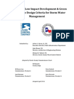 Harris County Low Impact Development & Green Infrastructure Design Criteria For Storm Water Management