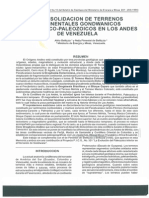 Bellizzia and Pimentel 1995: Consolidation de Terrenos Continentales Gondwanicos Precambrico-Paleozoicos en Los Andes de Venezuela