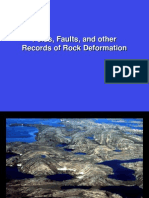 Folds, Faults, and Other Records of Rock Deformation