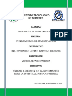 Fundamentos de Investigacion Unidad 4