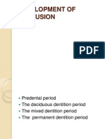 Development of Occlusion