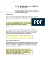 Comparación Entre El Modelo Clásico y El de Keynes