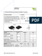 AO4466 N-Channel Enhancement Mode Field Effect Transistor: Features General Description