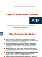 Ch22 - Object-Based Databases - RDBMS