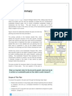 ACT Strategic Public Transport Network Plan Executive Summary