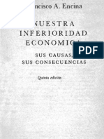 Nuestra Inferioridad Económica