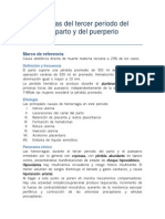 Hemorragias Del Tercer Periodo Del Trabajo de Parto y Del Puerperio Inmediato