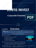 SORTIS Invest Presentation 20090715 en