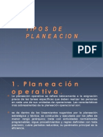 Tipos de Planeacion