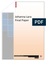 Final Paper Johanna Lara Lic Viii