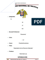 Depredación de Los RRNN