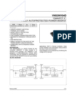 "Omnifet Ii": Fully Autoprotected Power Mosfet: VNS3NV04D