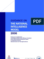 ACPOS Guidance - UK National Intelligence Model