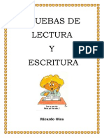 Pruebas de Lectoescritura de Olea