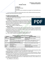 Solid State Chemistry IPE