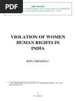 Vol 1 No 4.21 Violation Against Women