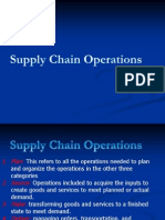 Supply Chain Operations