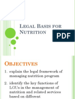 Legal Basis For Nutrition Revised2