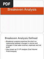 Breakeven Analysis