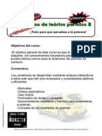 Curso de Teórico Permiso B