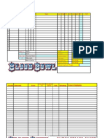 Decent Bloodbowl Roster Sheet Blank