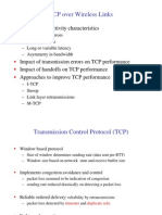 TCP Over Wireless Links