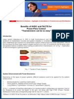 Benefits of HVDC and FACTS For Power-Flow Control "Transmission Can Be So Easy"