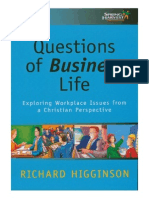 Questions of Business Life - Exploring Workplace Issues From A Christian Perspective (2002)