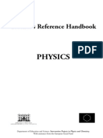 Physics (1) Teachers Reference Handbook