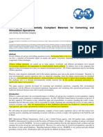 SPE 127196 Developing Environmentally Compliant Materials For Cementing and Stimulation Operations